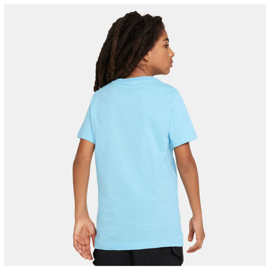 Nike Παιδική κοντομάνικη μπλούζα Sportswear Embroidered Futura Tee